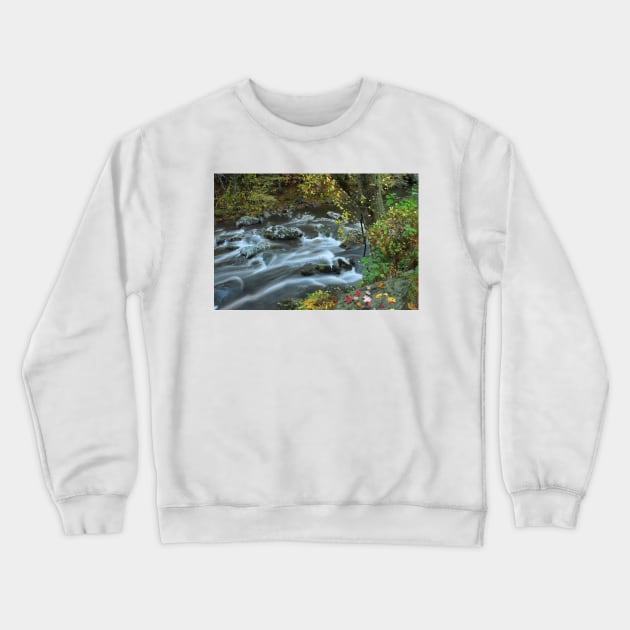 Little River Great Smoky Mountains National Park Crewneck Sweatshirt by RhysDawson